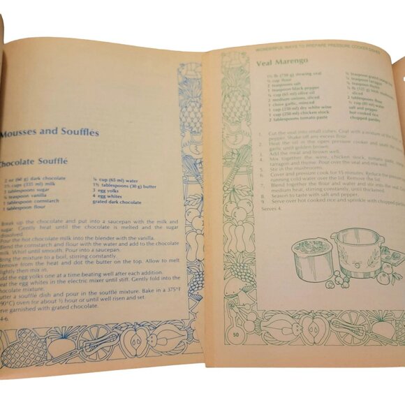 Vintage Cookbook Lot 70s 80s Retro Home Decor Kitchen Bake Cook Book Recipe Food - Picture 12 of 14